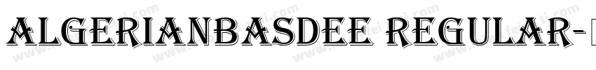 AlgerianBasDEE Regular字体转换